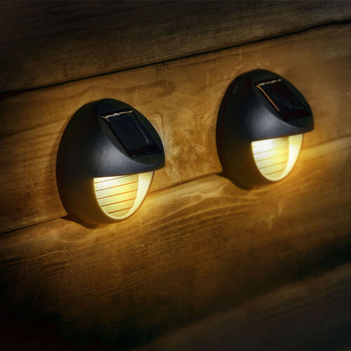 Modee Lighting LED solární nástěnná lampa, IP44, 2700K 1