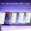 WIFI LED přijímač 3v1 pro RGB/RGBW/RGB+CCT LED pásky, Boxer, WIFI + 2,4Ghz, 12-24VDC, 12A, Mi-light, FUT037W+ WIFI LED přijímač 3v1 pro RGB/RGBW/RGB+CCT LED pásky, Boxer, WIFI + 2,4Ghz, 12-24VDC, 12A, Mi-light, FUT037W+ 2