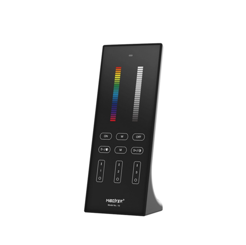 Vertikální dálkový ovladač pro RGB + CCT LED pásky, 2,4GHz, AAA*2, Y3, Mi-Light  Vertikální dálkový ovladač pro RGB + CCT LED pásky, 2,4GHz, AAA*2, Y3, Mi-Light  1