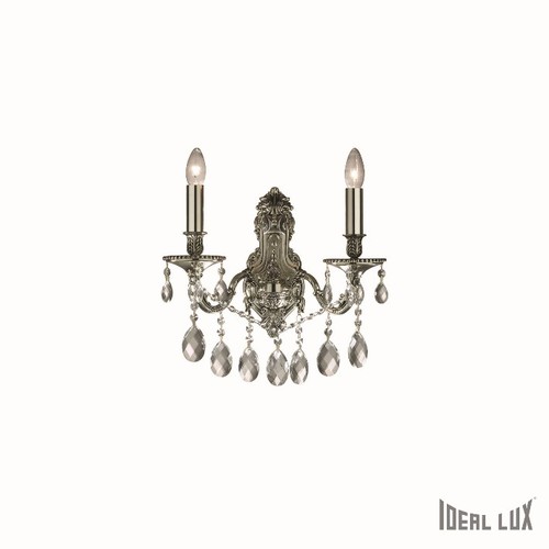 Nástěnné svítidlo Ideal Lux Gioconda AP2 argento 044910 Nástěnné svítidlo Ideal Lux Gioconda AP2 argento 044910 1