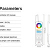 LoRa, 8 kanálový dálkový ovladač RGB+CCT ,433MHz RF, Mi-Light 2