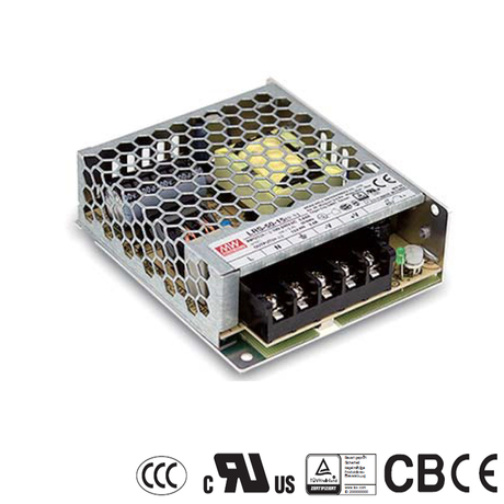 50W napájecí zdroj Meanwell, LRS-50-12, 12V, 4,2A, IP20 50W napájecí zdroj Meanwell, LRS-50-12, 12V, 4,2A, IP20 1