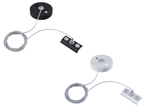 Závěsné lanko pro napájecí lišty TRACK1 typ TRA001CW, 230V AC 1