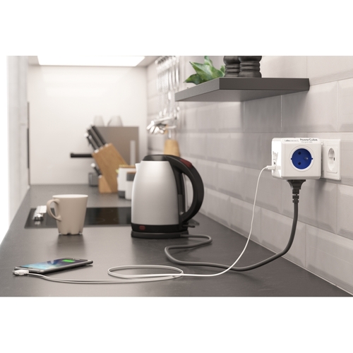 PowerCube Original USB síťový rozbočovač, 4x230V, 2xUSB nabíječka, IP20, PC-O2U-BI-4FR/NI-01 PowerCube Original USB síťový rozbočovač, 4x230V, 2xUSB nabíječka, IP20, PC-O2U-BI-4FR/NI-01 1