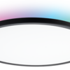 LED stropní svítidlo 24W, CCT + RGB, černé, kulaté, OP2942 2