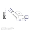 LINEA-IN20 rohová spojka 135 st černý elox, E4930021s LINEA-IN20 rohová spojka 135 st černý elox, E4930021s 2