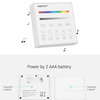 4 kanálový nástěnný ovladač RGBW, B3, 2xAAA, Mi-Light 2