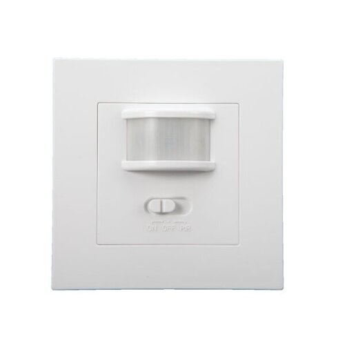 PIR pohybový senzor, třívodičový, 220-240V/AC, dosah 9m, bílý PIR pohybový senzor, třívodičový, 220-240V/AC, dosah 9m, bílý 1