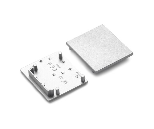 Koncovka profilu VARIO30-03, stříbrná 1