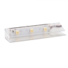 PVC LED svítidlo pro osvětlení skleněných polic, 12VDC, IP20, 63x22x11 2