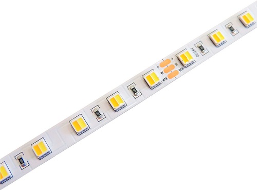 Zakázkový dvoubarevný LED pásek CCT 2v1, 5050 WW+CW, 19,2Wm, 10mm, IP20, 60LEDm, 24VDC 1