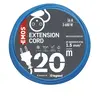 Odolný prodlužovací kabel 20 m / 1 zásuvka / černý / silikon / 230 V / 1,5 mm2 Odolný prodlužovací kabel 20 m / 1 zásuvka / černý / silikon / 230 V / 1,5 mm2 2