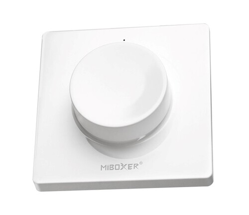 Nástěnný ovladač Boxer pro jednobarevné a CCT LED, magnetický, K1, MiLight, bílý Nástěnný ovladač Boxer pro jednobarevné a CCT LED, magnetický, K1, MiLight, bílý 1