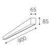 Stropní svítidlo LINO 90 P, B 18-24W 3CCT 3000K/3500/4000K, ON/OFF, DALI/PUSH Stropní svítidlo LINO 90 P, B 18-24W 3CCT 3000K/3500/4000K, ON/OFF, DALI/PUSH 2