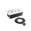 Vestavná nábytková zásuvka KOMBI BOX USB A+C, 2x250V, IP20, bílá, 1,5m, KOMB-BI-2FR-UAC-1,5-01 Vestavná nábytková zásuvka KOMBI BOX USB A+C, 2x250V, IP20, bílá, 1,5m, KOMB-BI-2FR-UAC-1,5-01 2