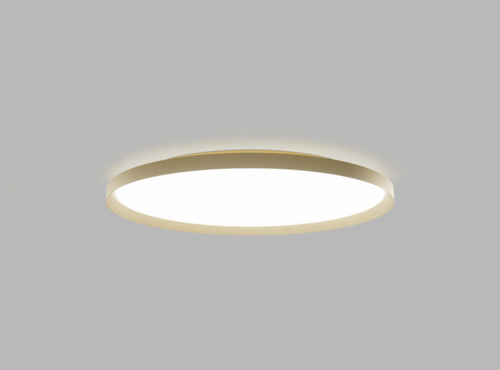 LED stropní svítidlo MOON 80, 88W, 220-240V, 6160lm, 2CCT 3000K/4000K, zlaté, TRIAC, DALI/PUSH 1