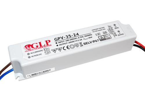 35W LED zdroj GPV-35-24, 1,5A, 24V  1