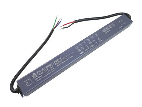 200W Spínaný napájecí zdroj pro LED, 12VDC, IP65, 230VAC, záruka 5 let 1