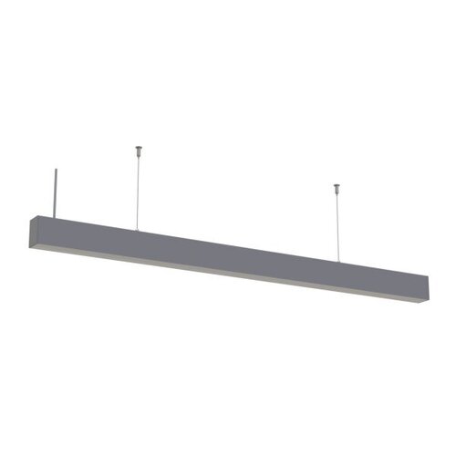 LED lineární závěsné svítidlo propojitelné, 40W, IP20, 4000lm, stříbrné LED lineární závěsné svítidlo propojitelné, 40W, IP20, 4000lm, stříbrné 1