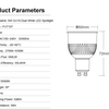6W LED žárovka CCT, GU10, RF 2.4GHz, FUT107, Mi-Light 2