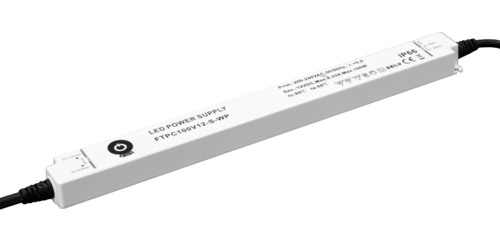 100W Voděodolný napájecí zdroj SLIM, FTPC100V12-S-WP, 12V, 8,3A, IP20 1