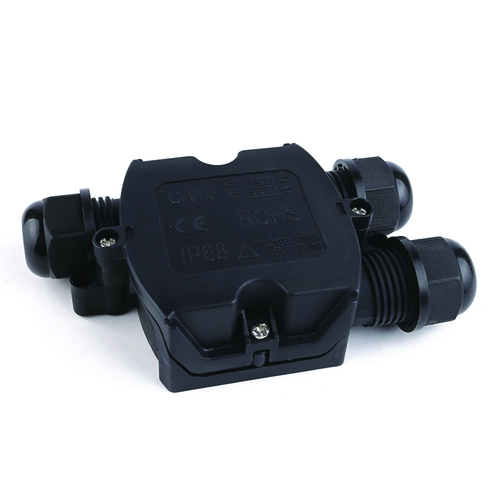 Vodotěsná průběžná spojka, IP68, 450V, 24A, 0.5-4mm2, OP6644 Vodotěsná průběžná spojka, IP68, 450V, 24A, 0.5-4mm2, OP6644 1