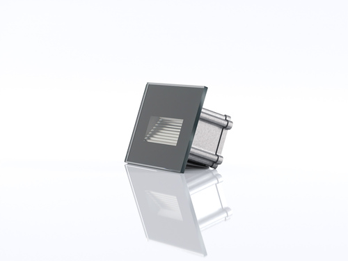 Nástěnné vestavné svítidlo WALK II QG, B 5W 3000K/4000K/6000K, ON/OFF, IP66, sklo 1