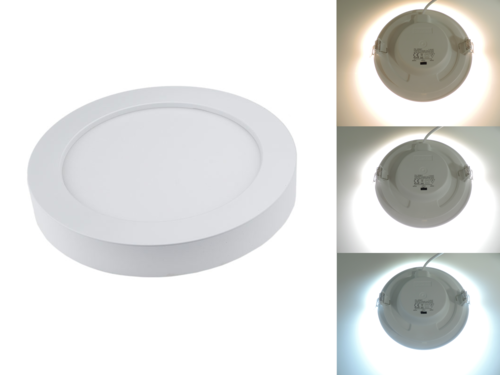 Kulatý přisazený 18W CCT LED panel, nastavení barvy 3000-6500K, 1450Lm, 3 roky záruka Kulatý přisazený 18W CCT LED panel, nastavení barvy 3000-6500K, 1450Lm, 3 roky záruka 1