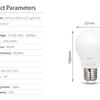 6W LED žárovka CCT, E27, RF 2.4GHz, FUT017, Mi-Light 2