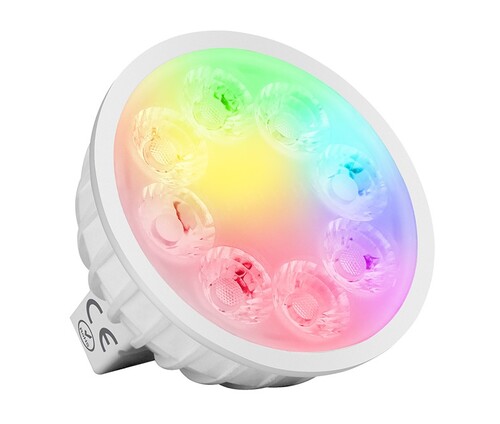 4W LED žárovka RGB+CCT, MR16, RF 2.4GHz, FUT104, Mi-Light 1