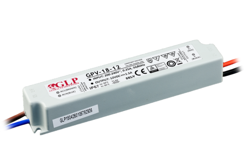 18W LED zdroj GPV-18-12, 1.5A, 12V 18W LED zdroj GPV-18-12, 1.5A, 12V 1