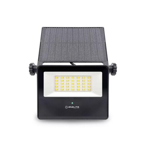 LED solární reflektor Asalite se senzorem, ultra slim, 10W, 4000K, 1300lm, ASAL0275 1