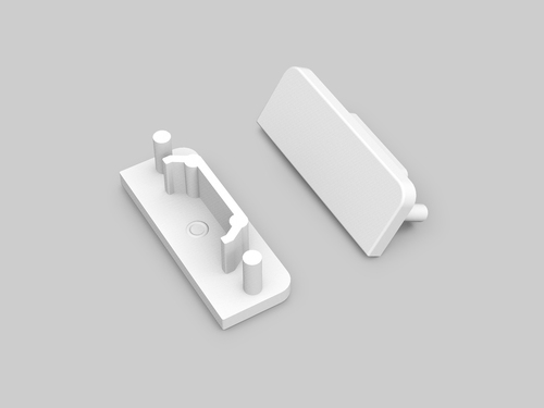 Koncovka profilu SURFACE14 bílá, A2980001 Koncovka profilu SURFACE14 bílá, A2980001 1