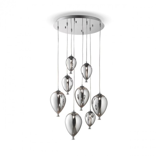 Závěsné svítidlo Ideal LuxCLOWN SP8 CROMO, 100913 1