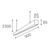 Závěsné svítidlo LINO 90 P-Z, W 18-24W  3CCT  3000K/3500/4000K, ON/OFF, DALI/PUSH Závěsné svítidlo LINO 90 P-Z, W 18-24W  3CCT  3000K/3500/4000K, ON/OFF, DALI/PUSH 2