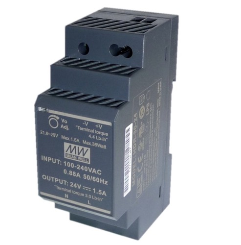 15W Napájecí zdroj na DIN lištu, HDR-30-5, 5V, 3A, IP20 1