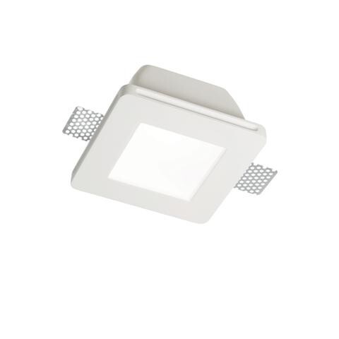 Zápustné svítidlo Ideal Lux SAMBA FI1 SQUARE BIG GLASS, 150116 bílé 12x12cm Zápustné svítidlo Ideal Lux SAMBA FI1 SQUARE BIG GLASS, 150116 bílé 12x12cm 1