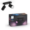Hue Fugato Bluetooth SVÍTIDLO BODOVÉ GU10 2x5,7W x350lm 2000-6500K, černá Hue Fugato Bluetooth SVÍTIDLO BODOVÉ GU10 2x5,7W x350lm 2000-6500K, černá 2