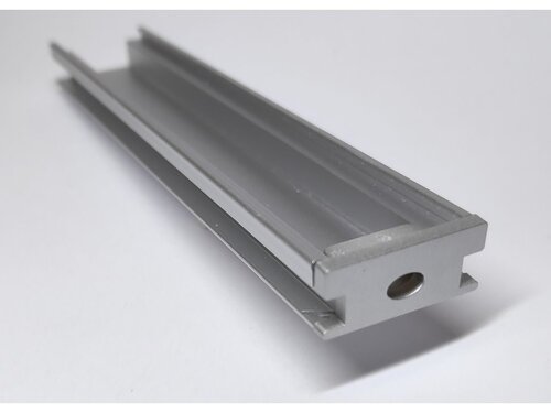 Koncovka pro profil FLOOR s otvorem, stříbrná  1