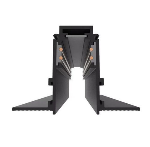 Track zapuštěný magnetický systém černý, 3 fáze, délka 1M, 1,5M, 2M  1