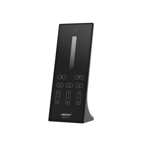 Vertikální dálkový ovladač pro jednobarevné pásky, 2,4GHz, AAA*2, Y1, Mi-Light  Vertikální dálkový ovladač pro jednobarevné pásky, 2,4GHz, AAA*2, Y1, Mi-Light  1