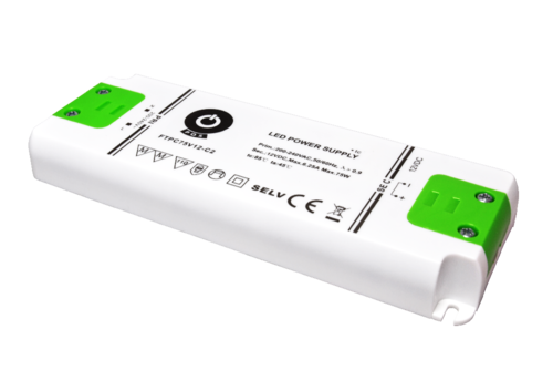 75W Furniture power source, FTPC75V12-C2, 12V, 6,25A, IP20 75W Furniture power source, FTPC75V12-C2, 12V, 6,25A, IP20 1