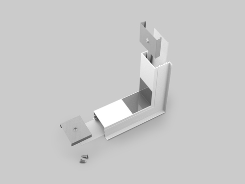 VARIO30-07 rohová spojka 270 st bent bílá, V4830001s 1