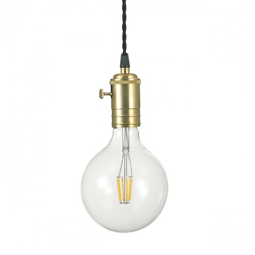 Závěsné svítidlo Ideal Lux DOC SP1 OTTONE, 163154 E27 1x60W zlaté Závěsné svítidlo Ideal Lux DOC SP1 OTTONE, 163154 E27 1x60W zlaté 1