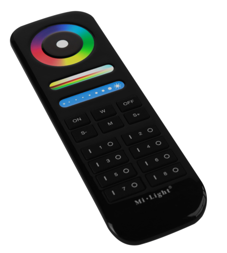 8 kanálový černý dálkový ovladač RGB+CCT ,2.4GHz RF, FUT089-B, Mi-Light 8 kanálový černý dálkový ovladač RGB+CCT ,2.4GHz RF, FUT089-B, Mi-Light 1