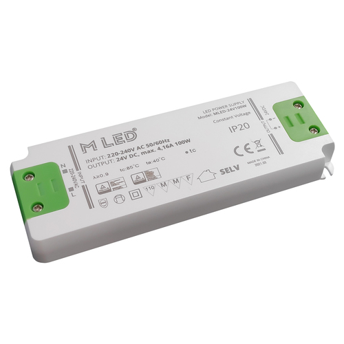 100W Nábytkový napájecí zdroj, MLED-24V100W, 24V, 4,2A, IP20 1