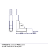 VARIO30-02 rohová spojka 90 st bent bílá, V4680001s VARIO30-02 rohová spojka 90 st bent bílá, V4680001s 2