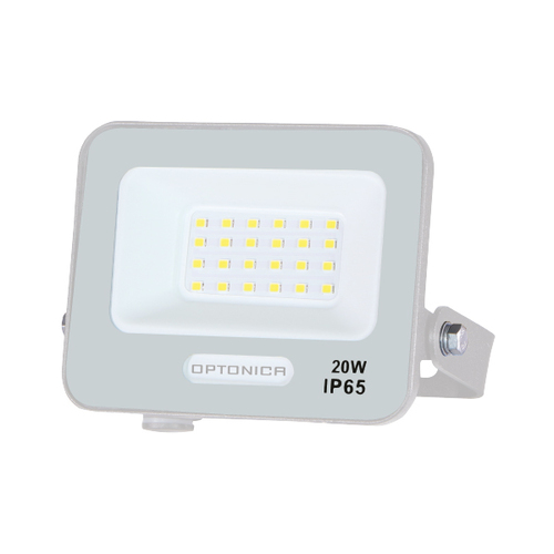 LED SMD reflektor 20W, IP65, bílé provedení 1
