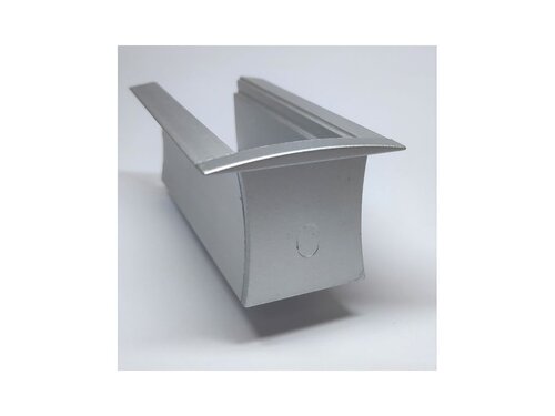 Koncovka profilu RECESSED 6 plná, stříbrná Koncovka profilu RECESSED 6 plná, stříbrná 1