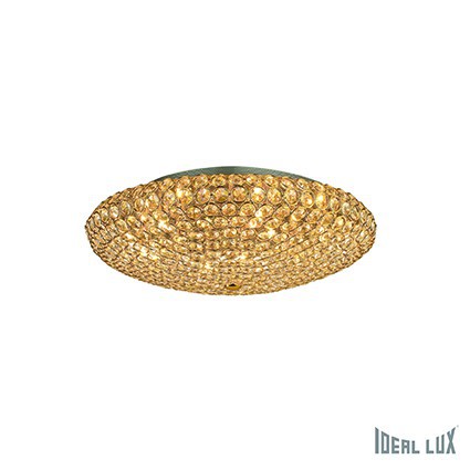 Stropní a nástěnné svítidlo Ideal Lux King PL9 oro 073262 zlaté 1